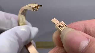Cartier covered diamond bracelet switch test