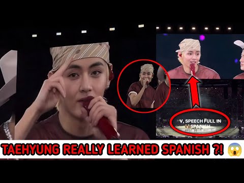 🔴 1 Minute Ago! Taehyung Spoke Full Spanish&hellip; Mexican ARMY Started Crying?! 🇲🇽😭
