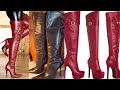 Attractive And Fabulous Party Wear Leggings Leather Latex Thigh High Long Boots Designs Ideas