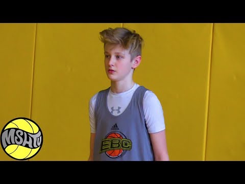 7th Grader Nikita Tyukalo BOMBS NBA 3's at the 2018 EBC Seattle Camp