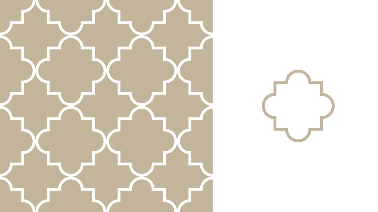 Arabic Seamless pattern in adobe illustrator