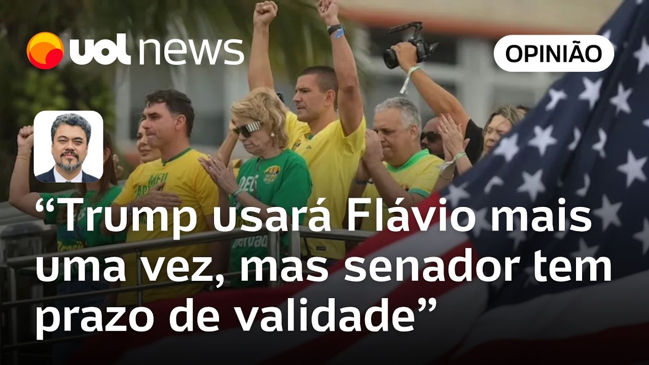  Trump usará Flávio mais uma vez, mas utilidade do senador tem prazo | Sakamoto