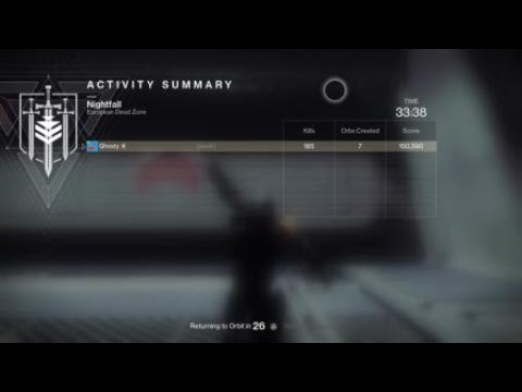 Solo flawless Armsdealer Master NightFall  (Hunter) -Destiny 2