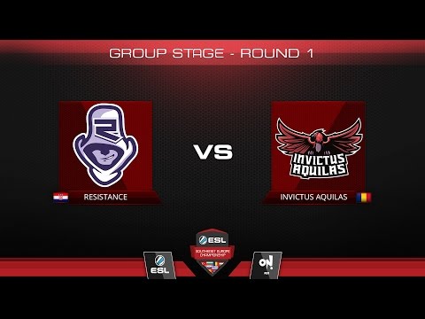 [RO CS:GO] ESL: Invictus Aquilas (RO) vs. RESISTANCE (SRB) (Faza de grupe)