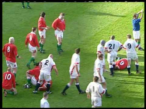Five Nations 1999: Wales vs England at Wembley. The Second Half