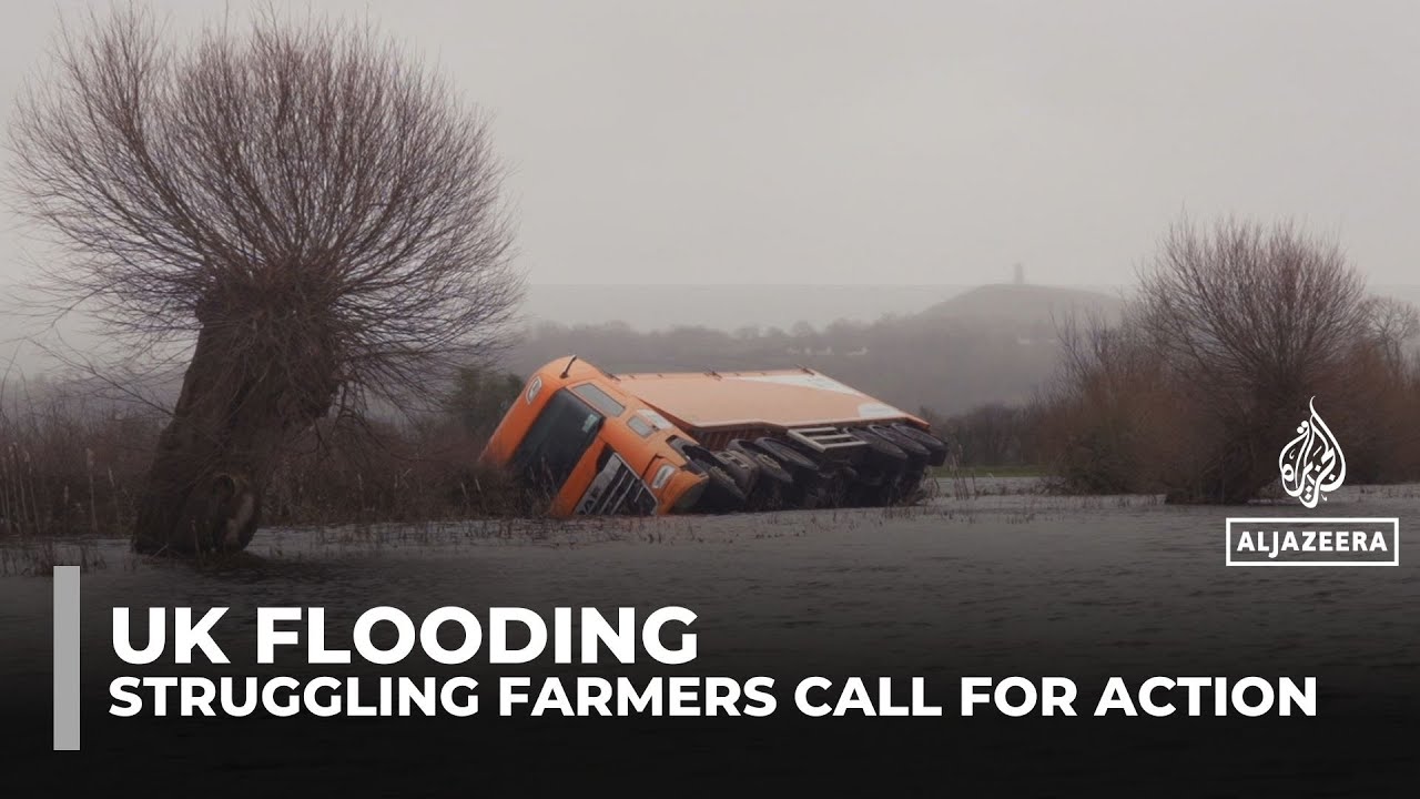 Relentless UK floods after record January rainfall leave farmers, rural communities abandoned