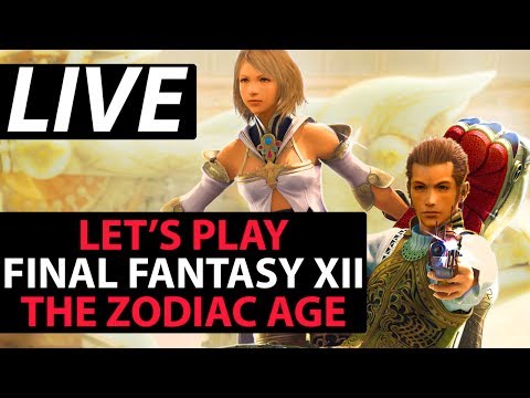 Let's Play Final Fantasy XII THE ZODIAC AGE (HD) - LIVE - With Fuzzfinger