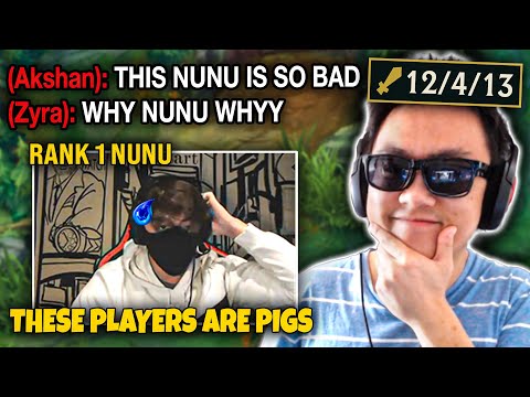 I play against 'Rank 1 Nunu' and gave him the hardest time of his life