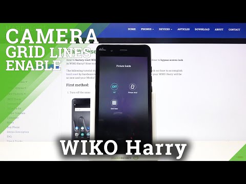 How to Disable / Enable Camera Grid Lines in Wiko Harry – Divide Camera Screen