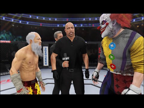 UFC 4 - Old Bruce Lee vs. Scary Clown - Super Dragon 🐉
