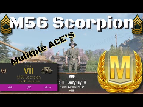 M56 Scorpion Ace Tanker Battle, World of Tanks Console.