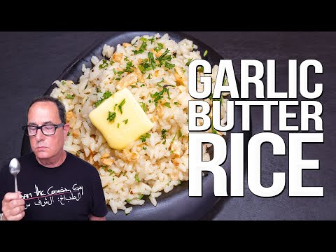 GARLIC BUTTER RICE (YOU'll NEVER WANT REGULAR RICE AGAIN!) | SAM THE COOKING GUY