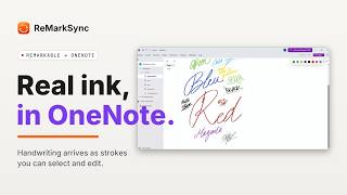 Sync reMarkable Notes to OneNote: Ink, Text & PDFs | ReMarkSync