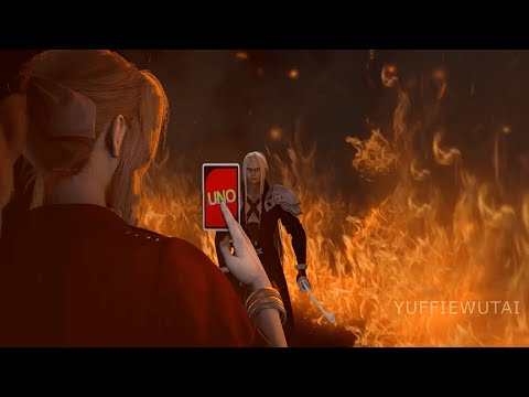 Sephiroth, Aerith and the UNO card [SFM]