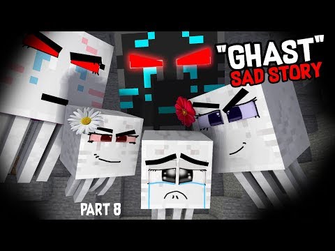 MechanicZ - Monster School : Enderman's Life Part 8 with GHAST's Life - BEST Minecraft Animation