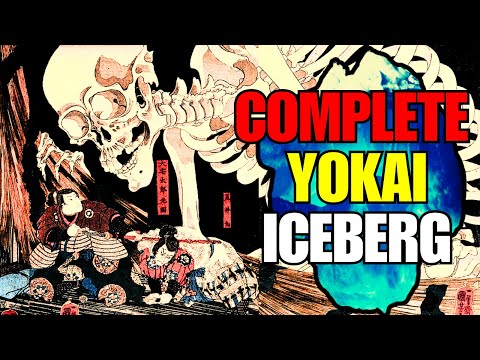 japanese yokai iceberg explained (spirits, demons, cryptids)