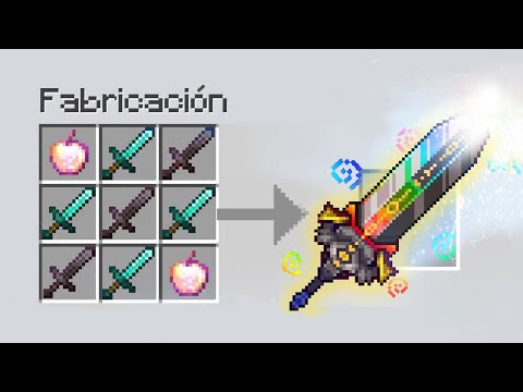 ¡Minecraft PERO CRAFTEAMOS ESPADAS con PODERES SECRETOS! 😂🗡️ INVICTOR CRAFTEOS ILEGALES