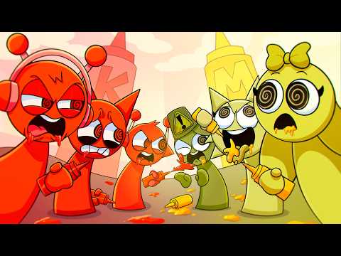 SPRUNKI: MUSTARD Vs. KETCHUP! Incredibox Sprunki Animation