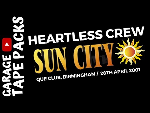 Heartless Crew | Sun City - Purely Magic | UK Tour 2001 | 28th April 2001| Garage Tape Packs