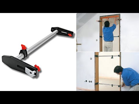 Door frame assembly device TMS – For safe and time-saving interior work  |  BESSEY