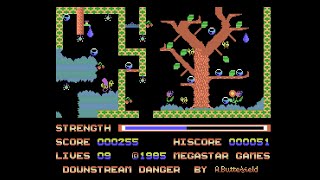 Memotech MTX Game: Downstream Danger (1985 Megastar Games)