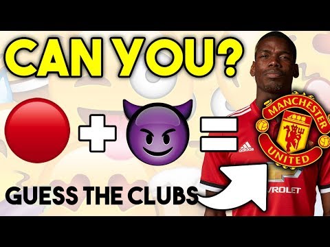 Can You GUESS THE CLUBS By The Emoji? Video