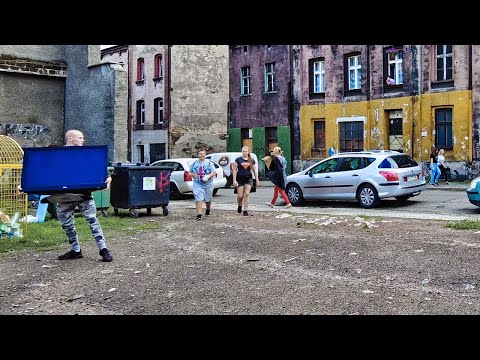 Legendary District. Walking in Lipiny, Swietochlowice, Poland