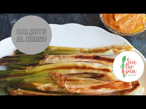 Cómo hacer Calçots al horno