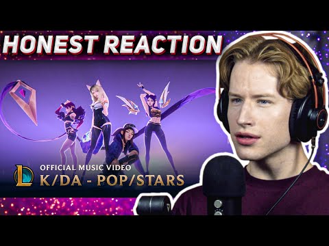 HONEST REACTION to K/DA - POP/STARS (ft. Madison Beer, (G)I-DLE, Jaira Burns) | Music Video
