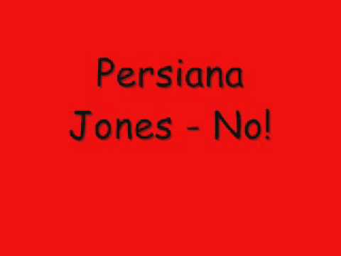 Persiana Jones - No!