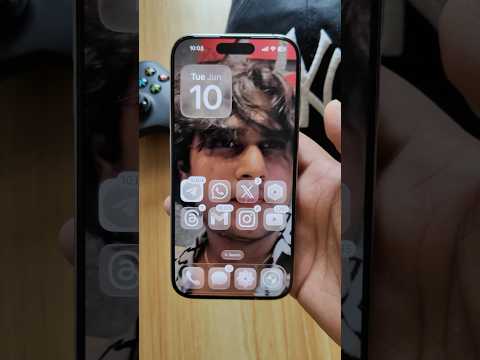 Heres how to get transparent app icons on iOS 26 #Apple #iOS #iOS26 #iPhone #iPhone15Pro