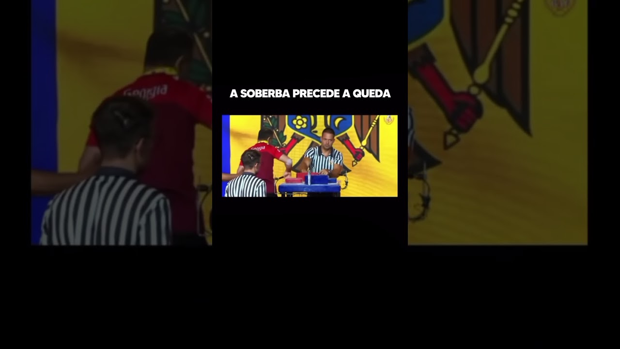 A soberba procede a queda!