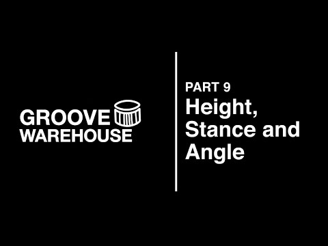 Learn to play drums w Gary France SD (pt 9) Height Stance Angle