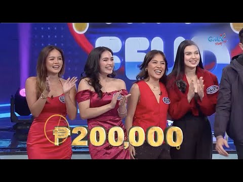 Family Feud: Sparkly Hosts, nag-uwi ng jackpot sa Family Feud!