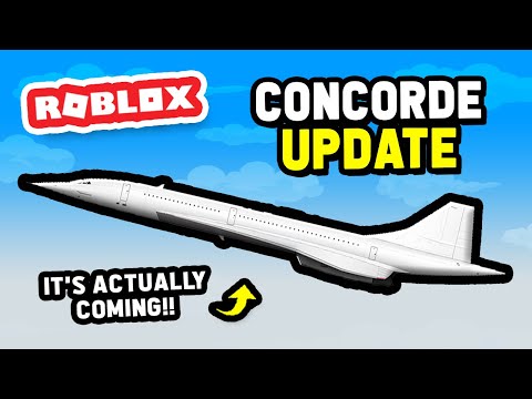 NEW CONCORDE UPDATE in Cabin Crew Simulator (Roblox)