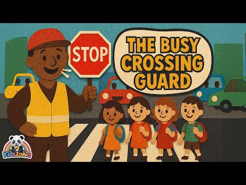 The Busy Crossing Guard 🚦 | Road Safety Story for Kids | Learning Safety Rules with Mr. Sam