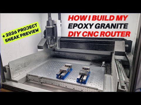 How I built my Epoxy Granite CNC Router