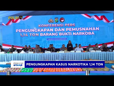 POLDA METRO JAYA BERHASIL UNGKAP KASUS NARKOTIKA 1,14 TON