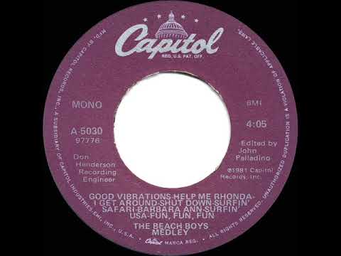 1981 HITS ARCHIVE: The Beach Boys Medley - Beach Boys (mono 45)