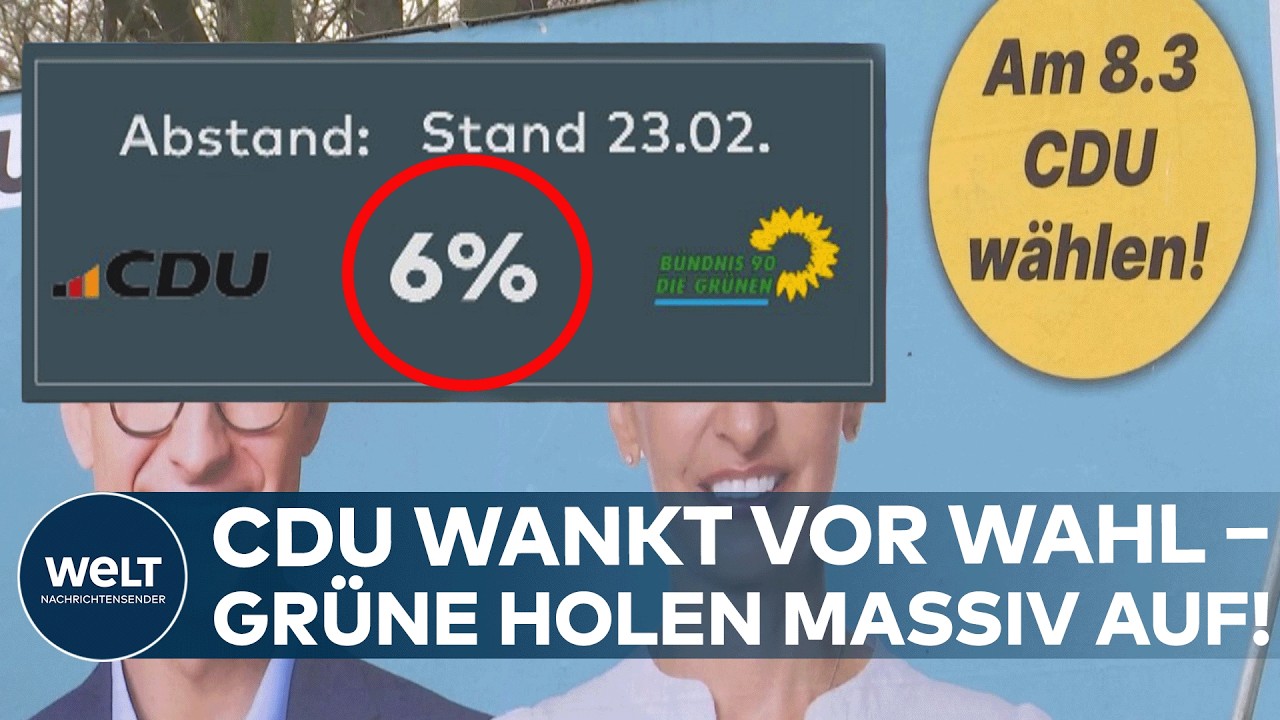 LANDTAGSWAHL BADEN-WÜRTTEMBERG: CDU im Sinkflug! – Grüne holen laut Umfrage deutlich auf