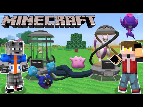 Minecraft : Pokémon S #13 - CRIANDO O NOVO MEWTWO PERFEITO E CAPTURAMOS UM POKÉMON LENDÁRIO NOVO!!