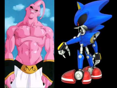 Dragonball Z and Sonic the Hedgehog Character Comparison Ver. 2