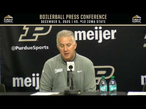 BoilerBall Postgame Press Conference vs. Iowa State