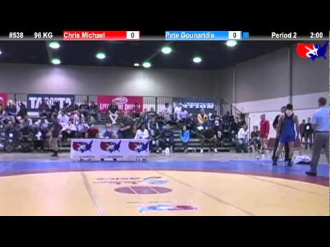 2011 U.S. Open SAT GR 96 KG: Chris Michael vs. Pete Gounaridis Quarterfinal