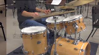 Instructional video for WMEA Al State Drum Set Etu