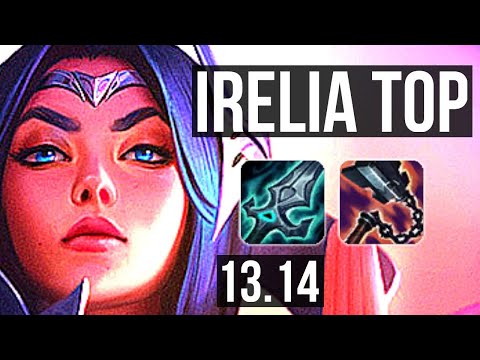 IRELIA vs DARIUS (TOP) | 6 solo kills, 12/2/4, 500+ games | KR Master | 13.14