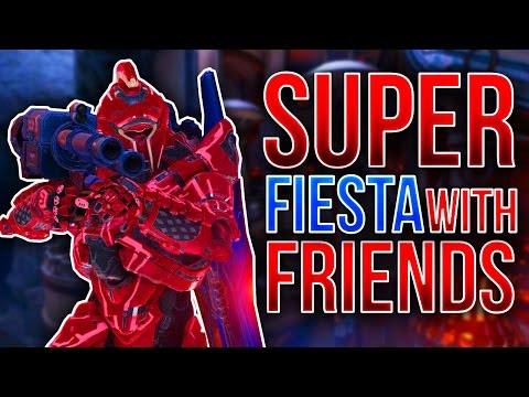 Super Fiesta on Mercy Ft. Halo YouTubers - Halo 5 Guardians