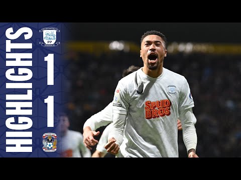 Highlights | PNE 1-1 Coventry City