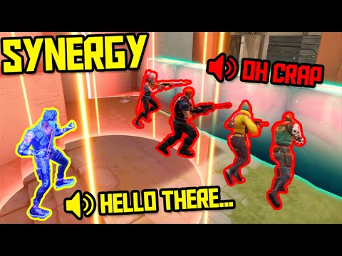 THE POWER OF PERFECT TEAMWORK - 200 IQ Combos & Tricks - VALORANT