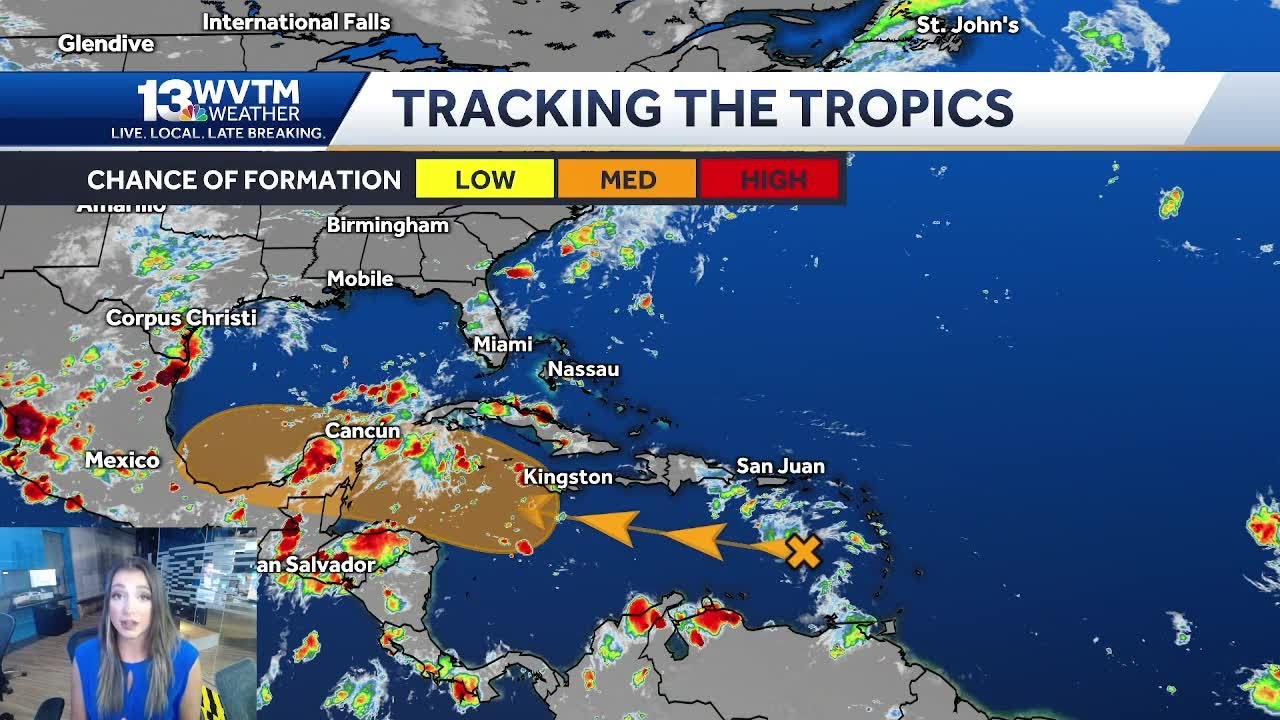Medium Chance of a Tropical Depression or Tropical Storm forming in Caribbean or Gulf of Mexico